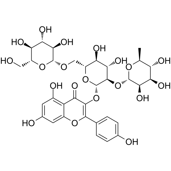 Plantanone B (Kaempferol 3-O-rhamnosylgentiobioside) 55780-30-8